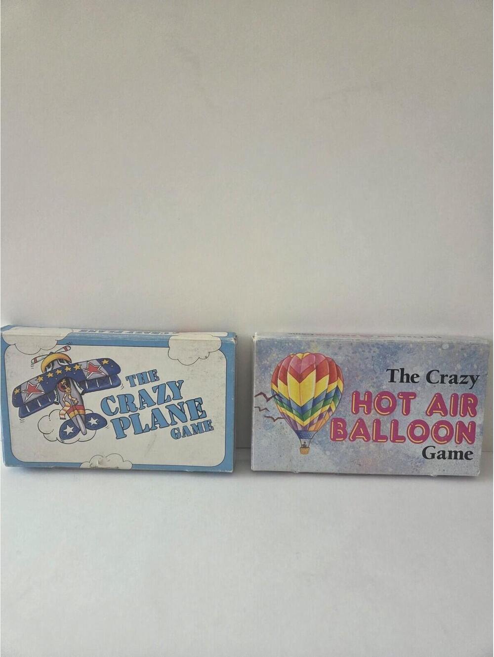 Crazy Plane and Crazy Hot Air Balloon Vintage Puzzle Game